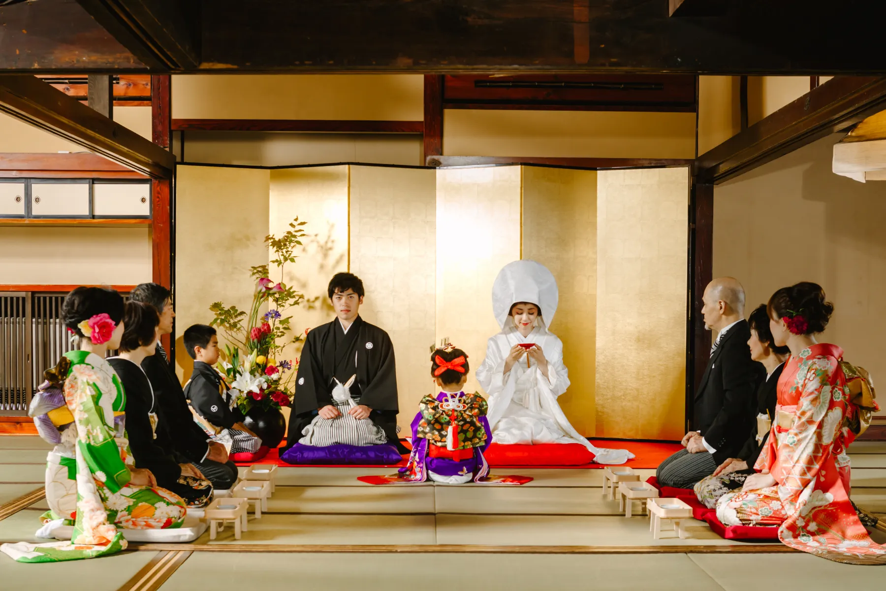 築160年の古民家で祝言を挙げる温泉宿のおもてなし
